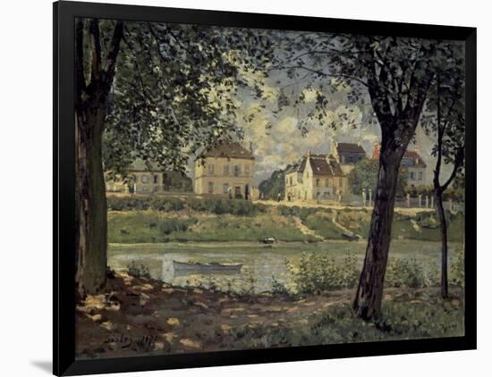 Louvecienne-Alfred Sisley-Framed Art Print