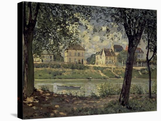 Louvecienne-Alfred Sisley-Stretched Canvas