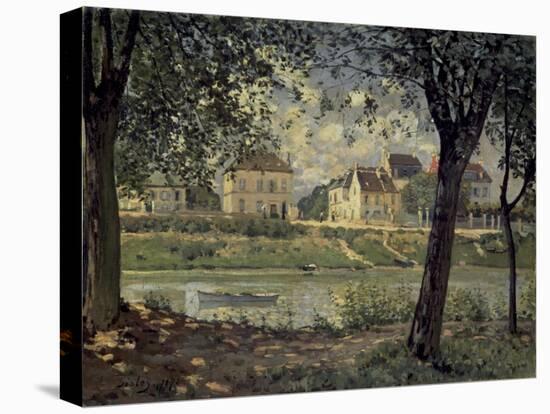 Louvecienne-Alfred Sisley-Stretched Canvas