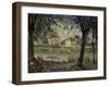 Louvecienne-Alfred Sisley-Framed Art Print