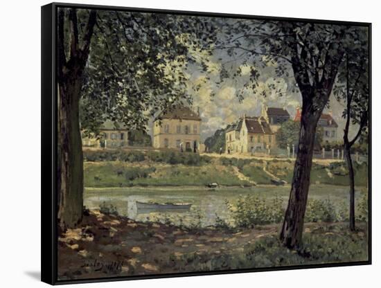 Louvecienne-Alfred Sisley-Framed Stretched Canvas