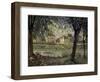 Louvecienne-Alfred Sisley-Framed Art Print