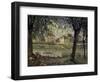 Louvecienne-Alfred Sisley-Framed Art Print