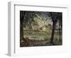 Louvecienne-Alfred Sisley-Framed Art Print