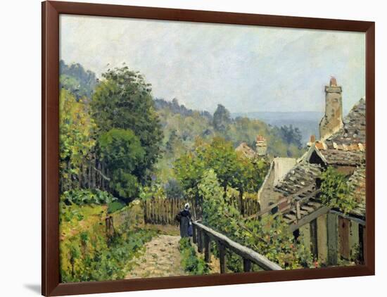 Louveciennes Or, the Heights at Marly, 1873-Alfred Sisley-Framed Giclee Print