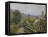 Louveciennes, Sentier De La Mi-Cote, circa 1873-Alfred Sisley-Framed Stretched Canvas