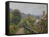 Louveciennes, Sentier De La Mi-Cote, circa 1873-Alfred Sisley-Framed Stretched Canvas