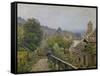 Louveciennes, Sentier De La Mi-Cote, circa 1873-Alfred Sisley-Framed Stretched Canvas