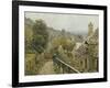 Louveciennes. Sentier de la Mi-Côte dit autrefois Hauteurs de Marly-Alfred Sisley-Framed Giclee Print