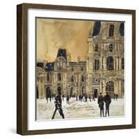 Louvre 5, Paris-Susan Brown-Framed Giclee Print