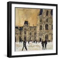 Louvre 5, Paris-Susan Brown-Framed Giclee Print