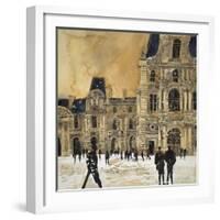 Louvre 5, Paris-Susan Brown-Framed Giclee Print