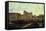 Louvre and Petit Bourbon Seen from the Seine, Paris, 17th Century-Reinier Zeeman-Framed Stretched Canvas