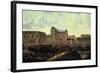 Louvre and Petit Bourbon Seen from the Seine, Paris, 17th Century-Reinier Zeeman-Framed Giclee Print