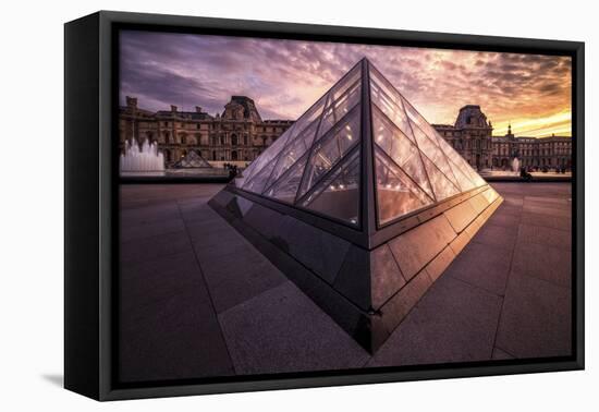 Louvre II-Giuseppe Torre-Framed Stretched Canvas
