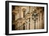 Louvre Lampposts I-Erin Berzel-Framed Photographic Print