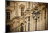 Louvre Lampposts I-Erin Berzel-Mounted Photographic Print