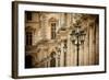 Louvre Lampposts I-Erin Berzel-Framed Photographic Print