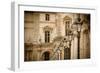 Louvre Lampposts II-Erin Berzel-Framed Photographic Print