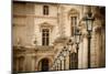 Louvre Lampposts II-Erin Berzel-Mounted Photographic Print