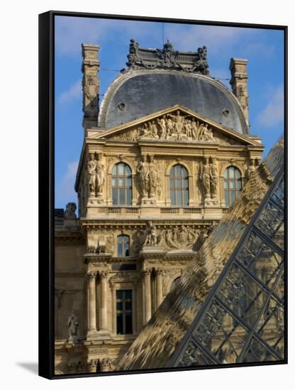 Louvre Museum, Paris, France-Lisa S. Engelbrecht-Framed Stretched Canvas