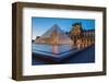 Louvre Museum Pyramid Paris-null-Framed Art Print