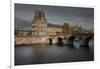 Louvre on Autumn-Moises Levy-Framed Giclee Print