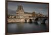 Louvre on Autumn-Moises Levy-Framed Giclee Print