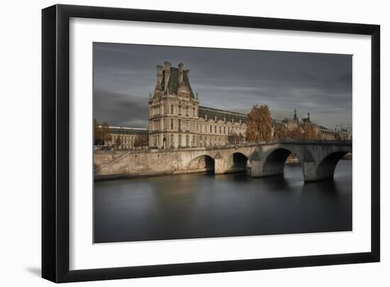 Louvre on Autumn-Moises Levy-Framed Giclee Print