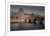Louvre on Autumn-Moises Levy-Framed Giclee Print