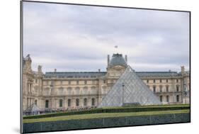 Louvre Palace And Pyramid I-Cora Niele-Mounted Giclee Print