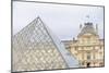 Louvre Palace And Pyramid II-Cora Niele-Mounted Giclee Print