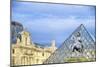 Louvre Palace And Pyramid III-Cora Niele-Mounted Premium Giclee Print