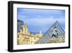 Louvre Palace And Pyramid III-Cora Niele-Framed Giclee Print
