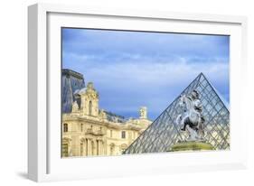 Louvre Palace And Pyramid III-Cora Niele-Framed Giclee Print