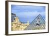 Louvre Palace And Pyramid III-Cora Niele-Framed Giclee Print