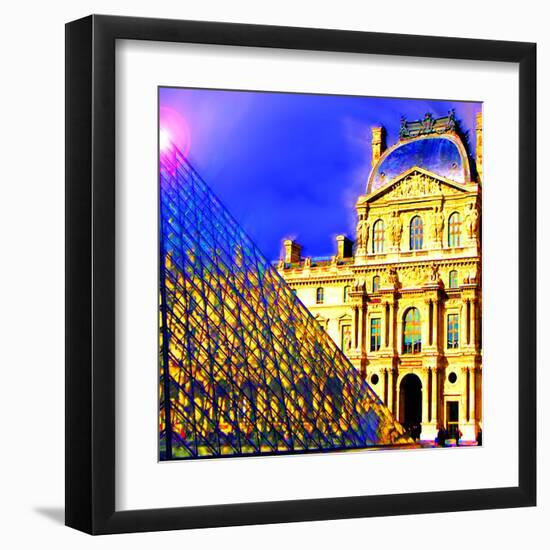 Louvre, Paris, France-Tosh-Framed Art Print