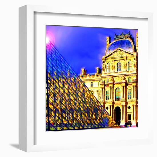 Louvre, Paris, France-Tosh-Framed Art Print