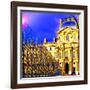 Louvre, Paris, France-Tosh-Framed Art Print