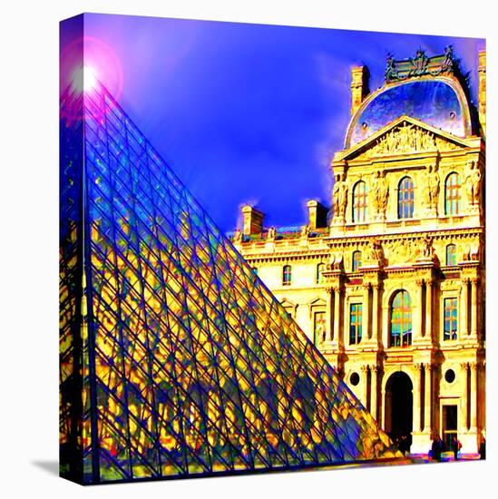 Louvre, Paris, France-Tosh-Stretched Canvas