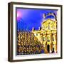 Louvre, Paris, France-Tosh-Framed Art Print