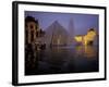 Louvre Pyramid, Paris, France-David Barnes-Framed Photographic Print