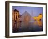 Louvre Pyramid, Paris, France-David Barnes-Framed Premium Photographic Print