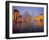 Louvre Pyramid, Paris, France-David Barnes-Framed Premium Photographic Print