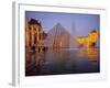 Louvre Pyramid, Paris, France-David Barnes-Framed Photographic Print