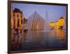 Louvre Pyramid, Paris, France-David Barnes-Framed Photographic Print