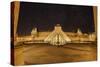 Louvre Pyramid, Paris, France-Sebastien Lory-Stretched Canvas