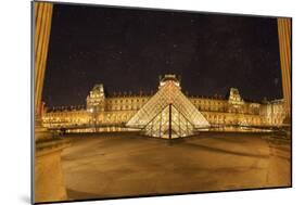 Louvre Pyramid, Paris, France-Sebastien Lory-Mounted Photographic Print