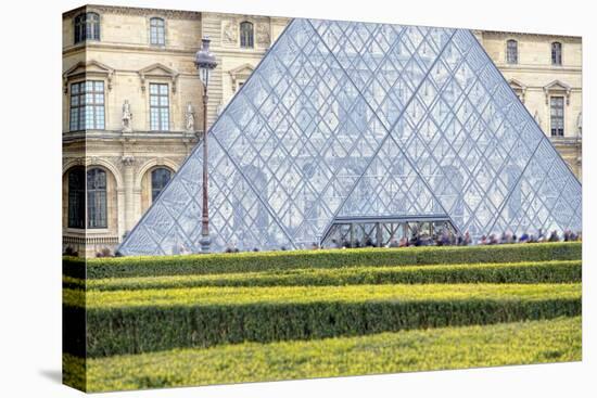 Louvre Pyramid-Cora Niele-Stretched Canvas