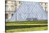 Louvre Pyramid-Cora Niele-Stretched Canvas